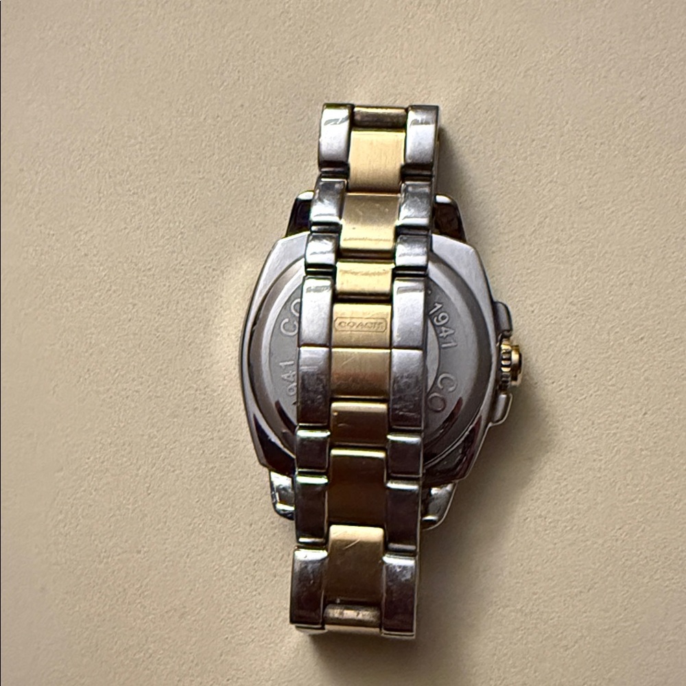 Coach Silver and Gold Tone Men's/Women’s (fitted) Watch - Picture 5 of 8